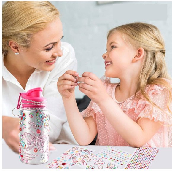 DIY Rhinestone Decorate Your Own Water Bottle - Picture 5 of 7